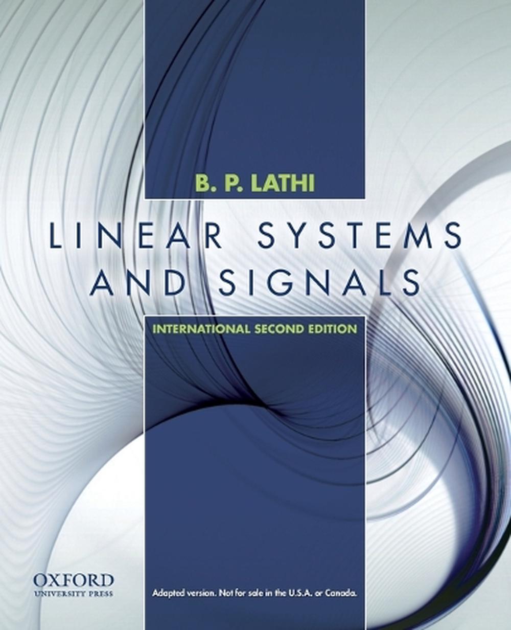 Linear Systems And Signals By B.P. Lathi (English) Paperback Book Free ...