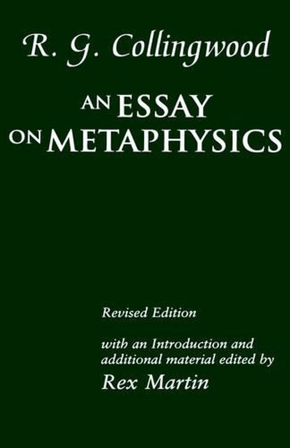 collingwood essay on philosophical method pdf
