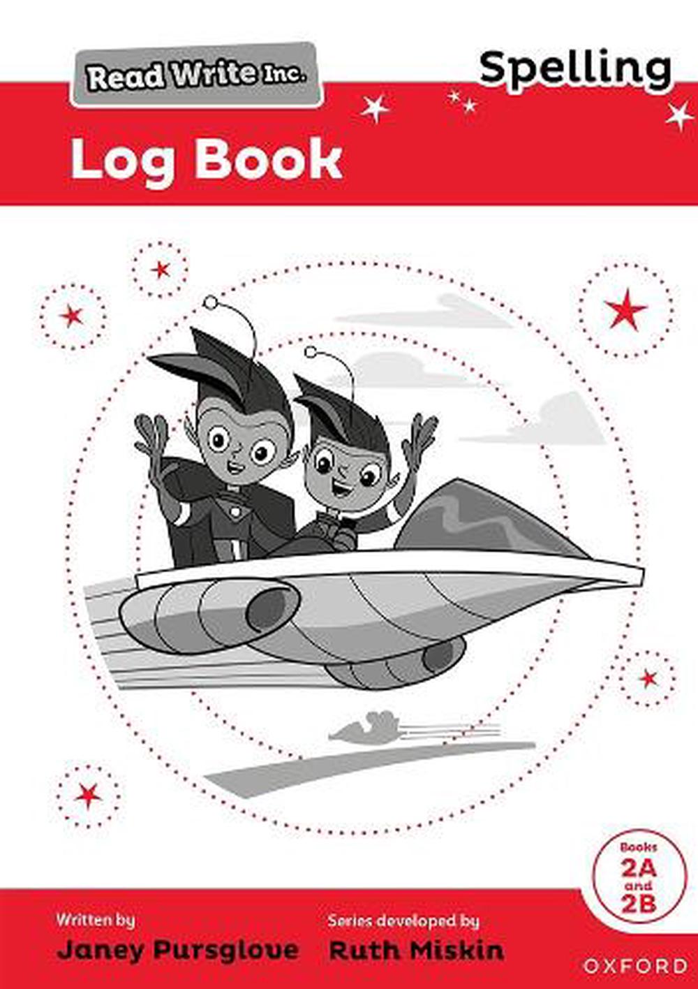 Read Write Inc. Spelling Log Book 2 Pack of 5 by Miskin, Ruth (English
