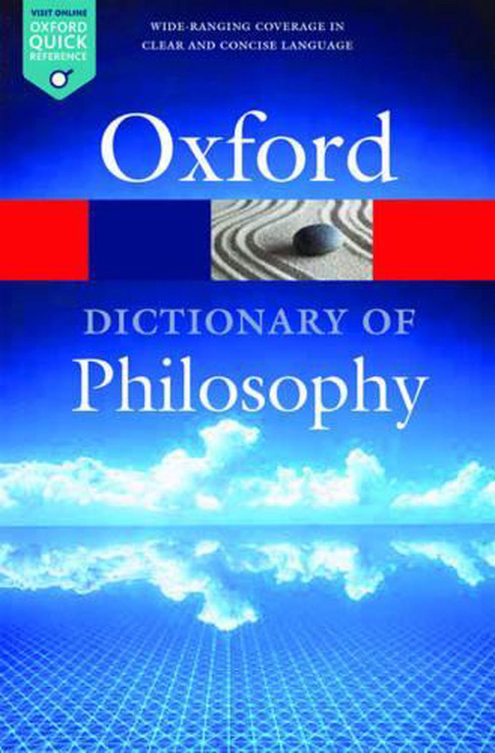 Oxford Dictionary of Philosophy by Simon Blackburn (English) Paperback
