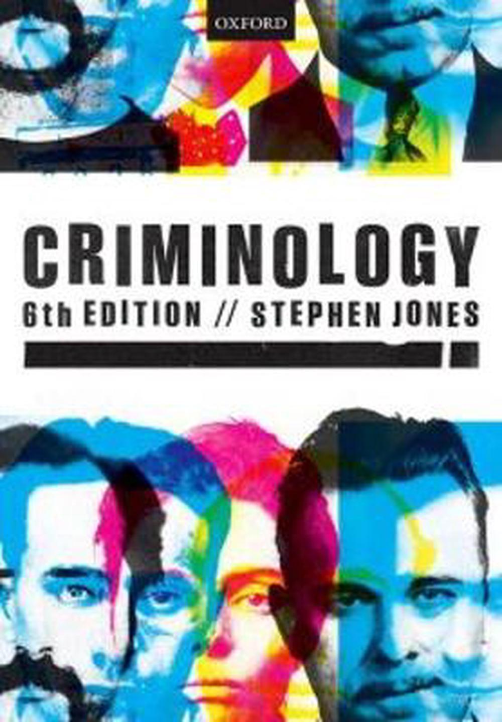 Criminology by Stephen Jones Paperback Book Free Shipping