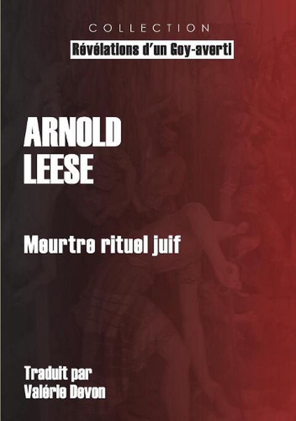 Meurtre rituel juif by Arnold S. Leese (French) Paperback Book Free Shipping! - Photo 1 sur 1