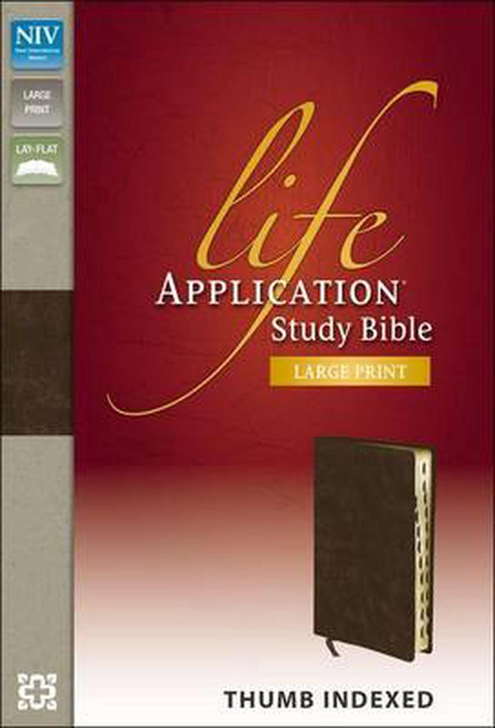 Life Application Study Bible-NIV-Large Print By Zondervan Publishing ...