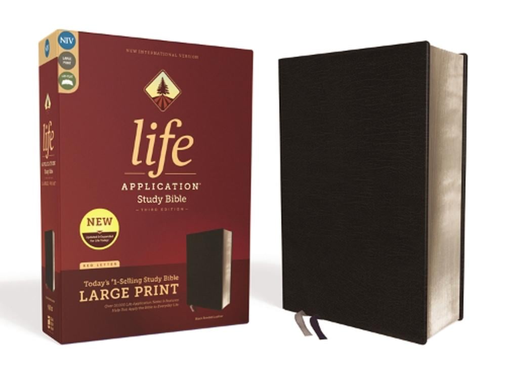 NIV, Life Application Study Bible, Third Edition, Large Print, Bonded ...