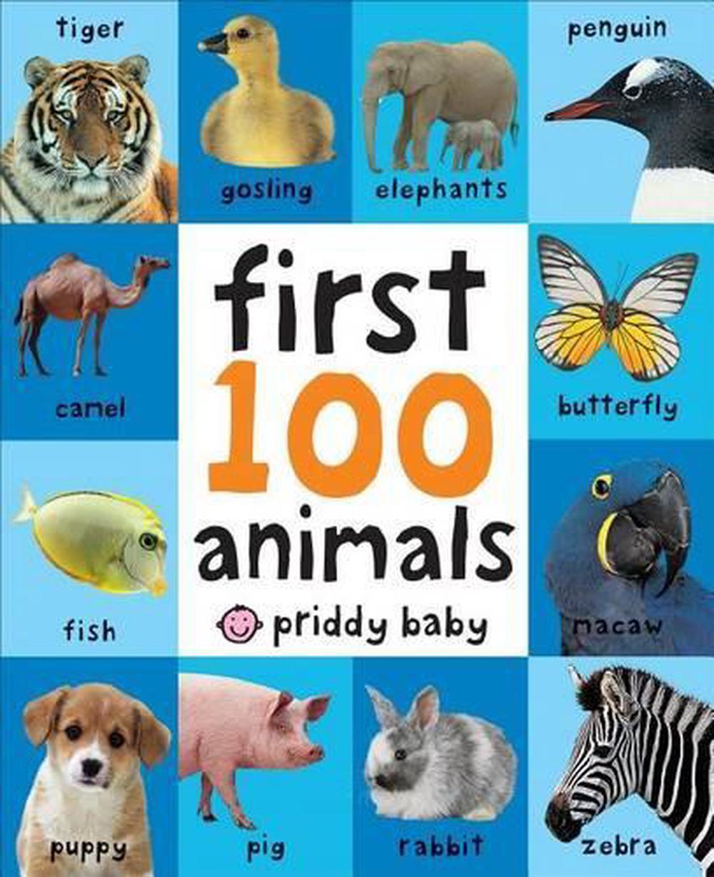 First 100 Animals by Roger Priddy (English) Board Books Book Free