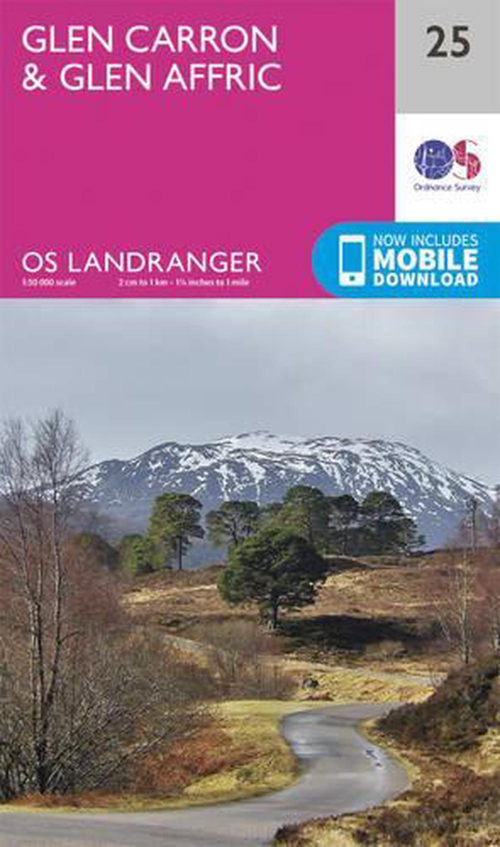 Glen Carron & Glen Affric by Ordnance Survey Free Shipping!