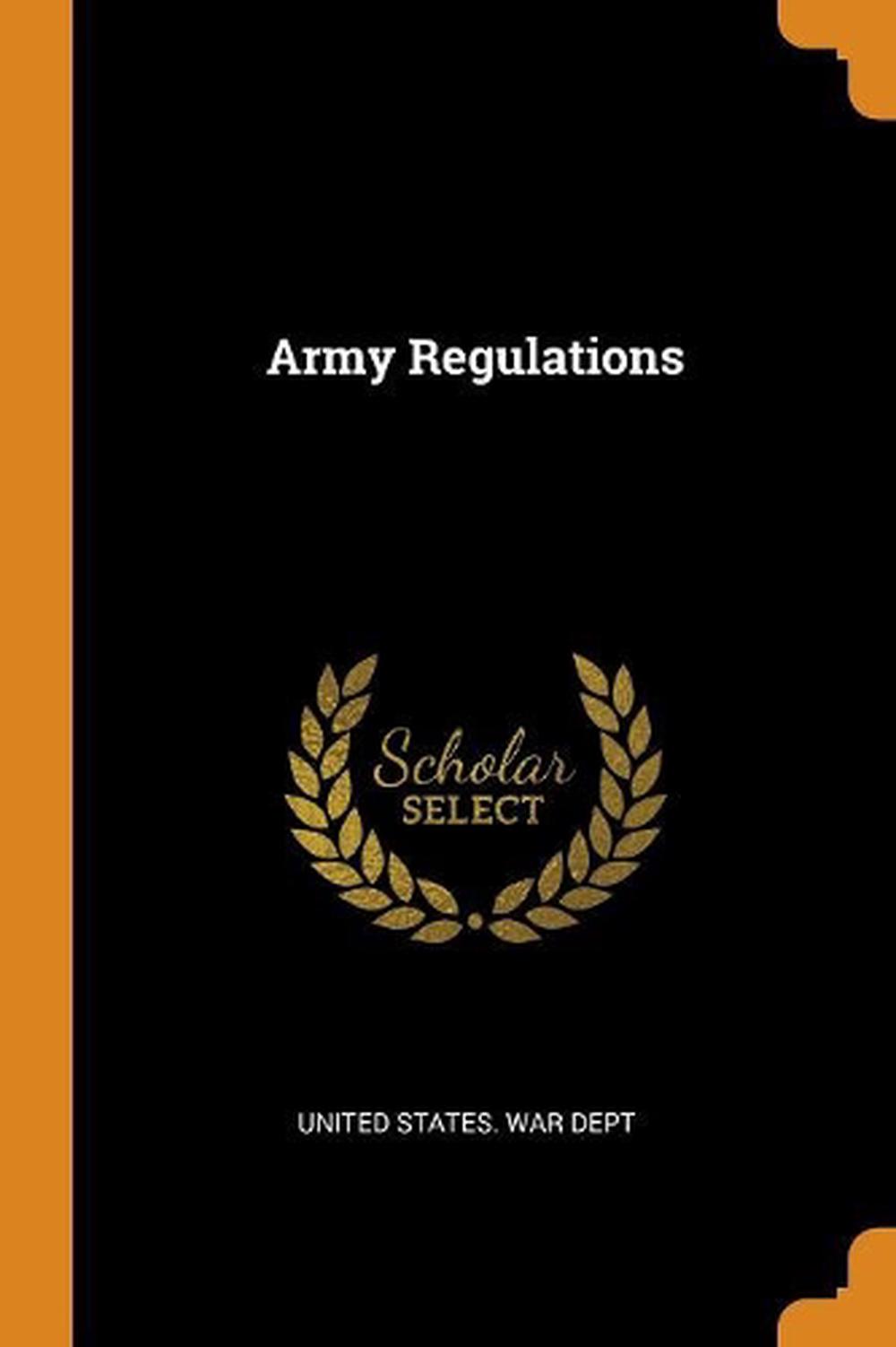 army-regulations-paperback-book-free-shipping-9780342410866-ebay