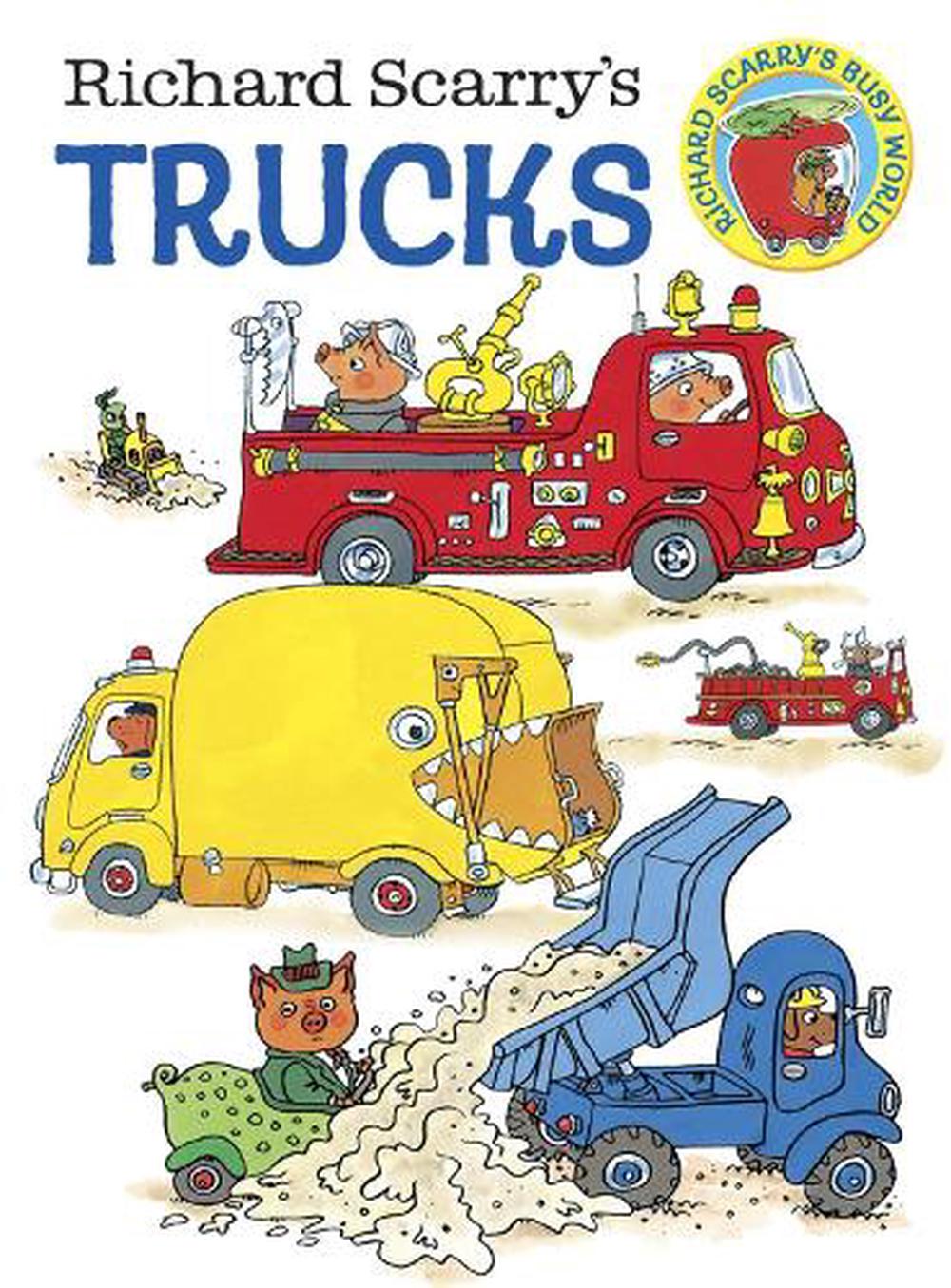 Richard Scarry's Trucks by Richard Scarry (English) Hardcover Book Free ...