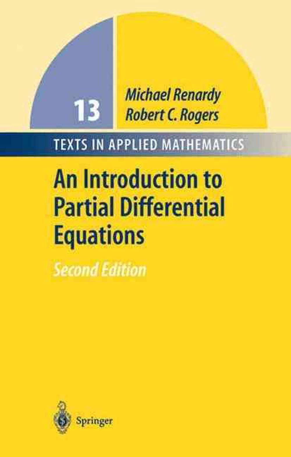 An Introduction To Partial Differential Equations By Michael Renardy ...