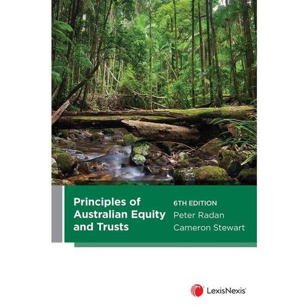 Principles of Australian Equity and Trusts by Peter Radan Paperback Book