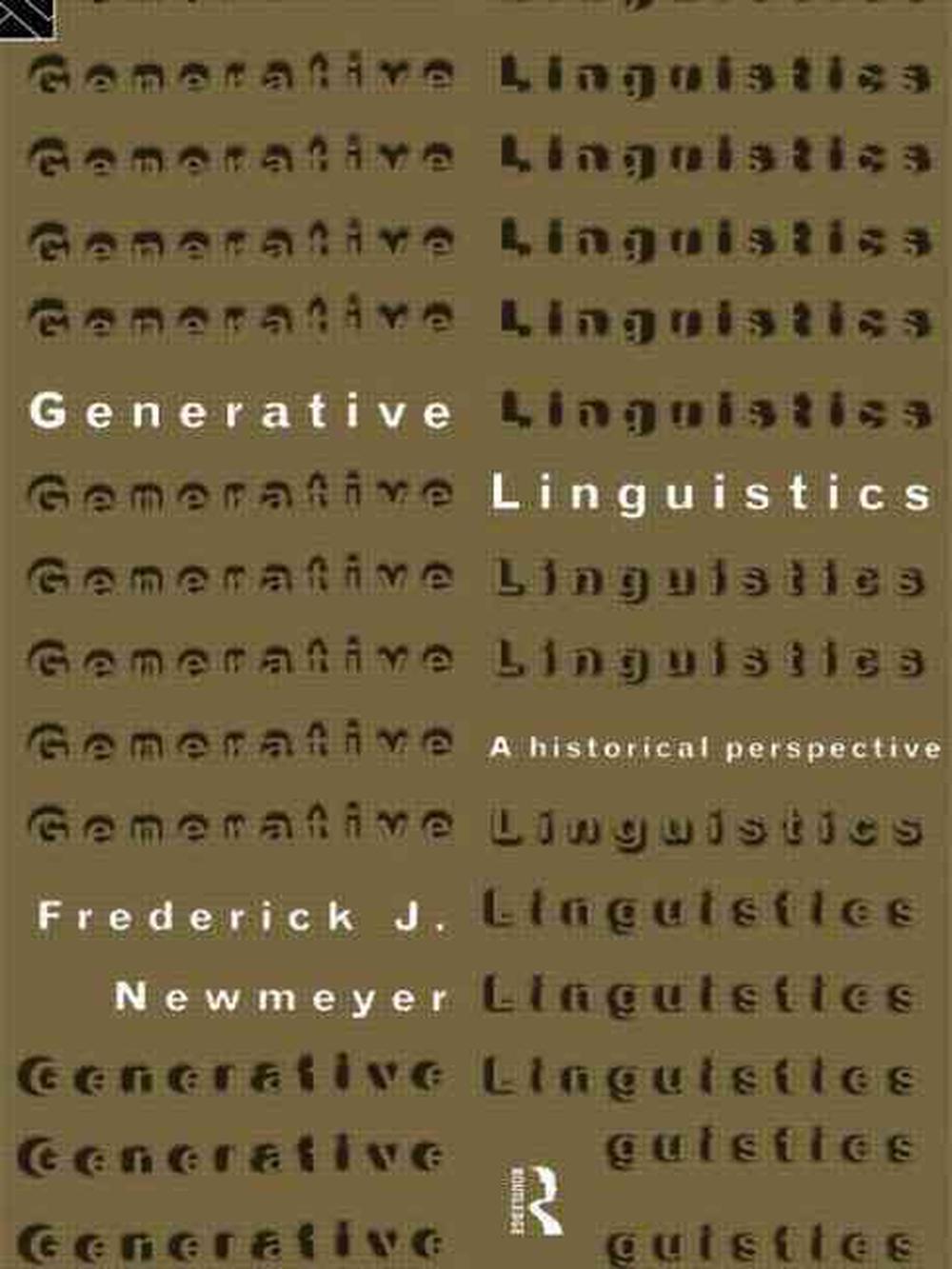 Generative linguistics Essays