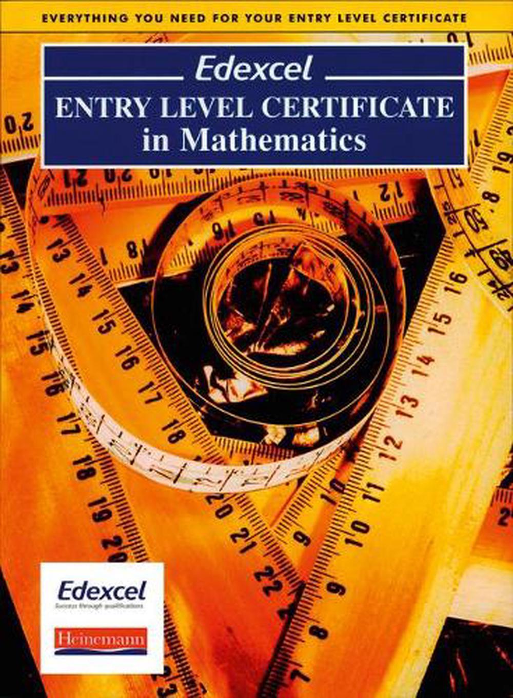 Edexcel Entry Level Certificate In Maths Pupil Book By Sue Bright Paperback Book 9780435532994