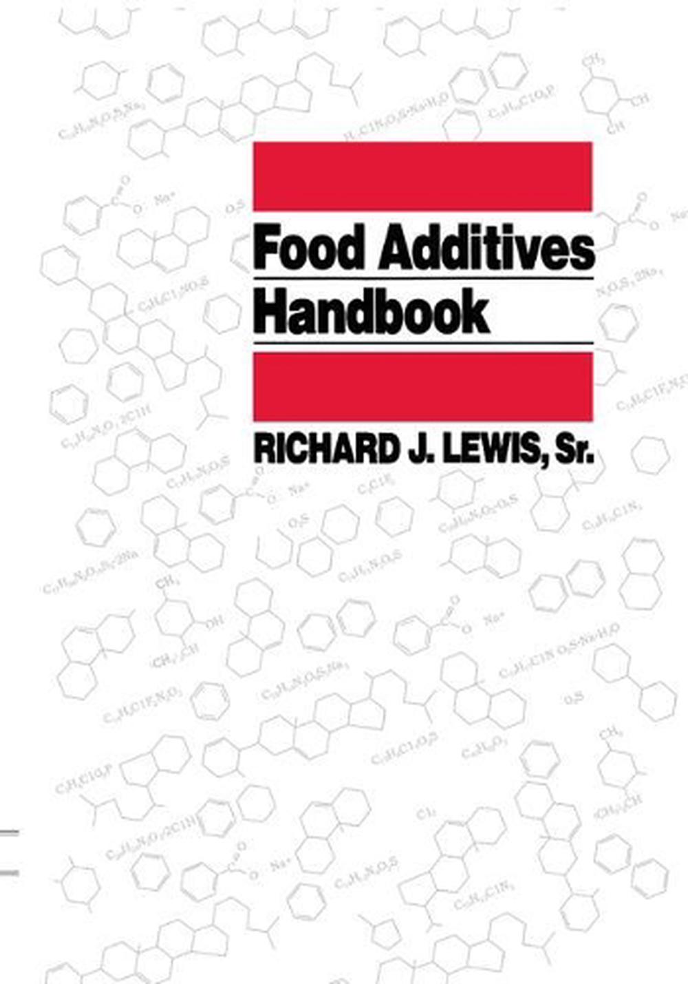 Food Additives Handbook by Richard J. Lewis (English) Hardcover Book