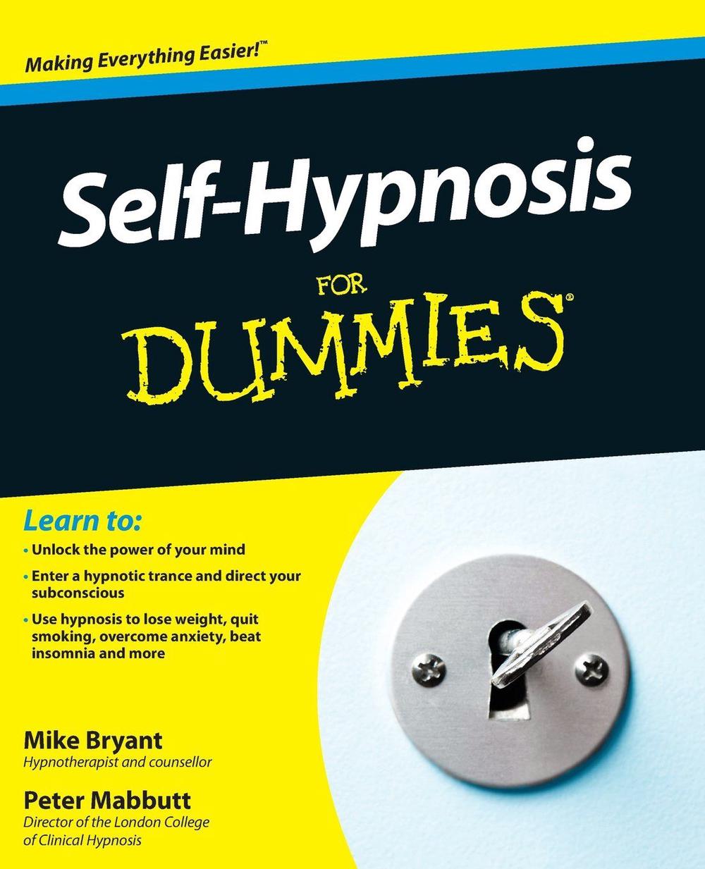 Self-Hypnosis For Dummies by Mike Bryant (English) Paperback Book Free Shipping!