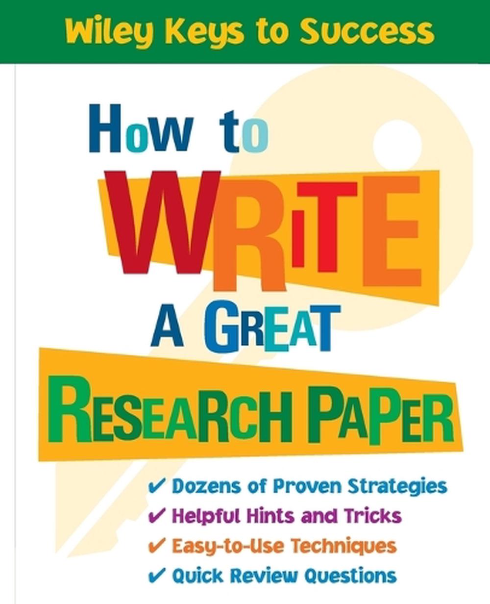 how to write a really good research paper