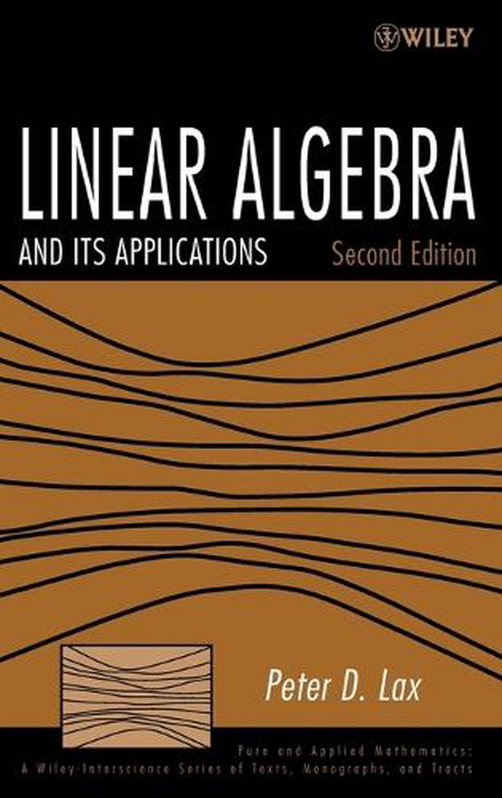 Linear Algebra And Its Applications By Peter D. Lax (English) Hardcover ...