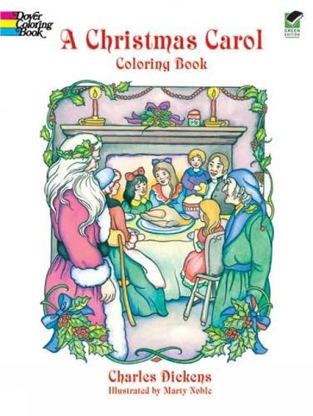 A Christmas Carol Coloring Book by Charles Dickens (English) Paperback Book Free 9780486405636 ...