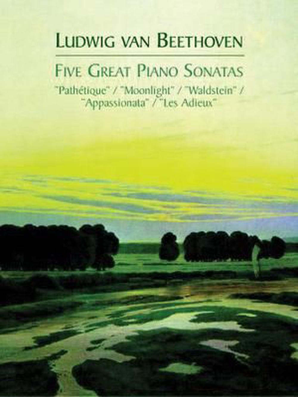 Five Great Piano Sonatas by Ludwig Van Beethoven (English) Paperback ...
