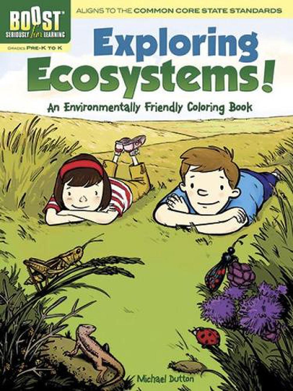Exploring Ecosystems!: An Environmentally Friendly Coloring Book by