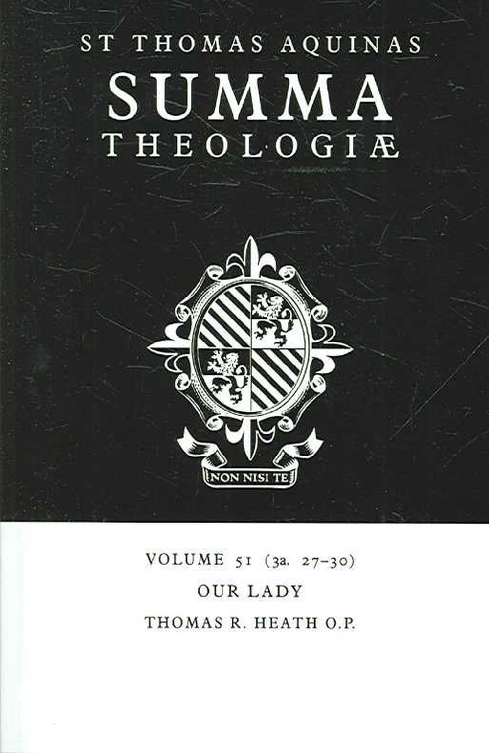 Summa Theologiae Volume 51 3a 27 30 By Thomas Aquinas English Paperback Boo 9780521029599