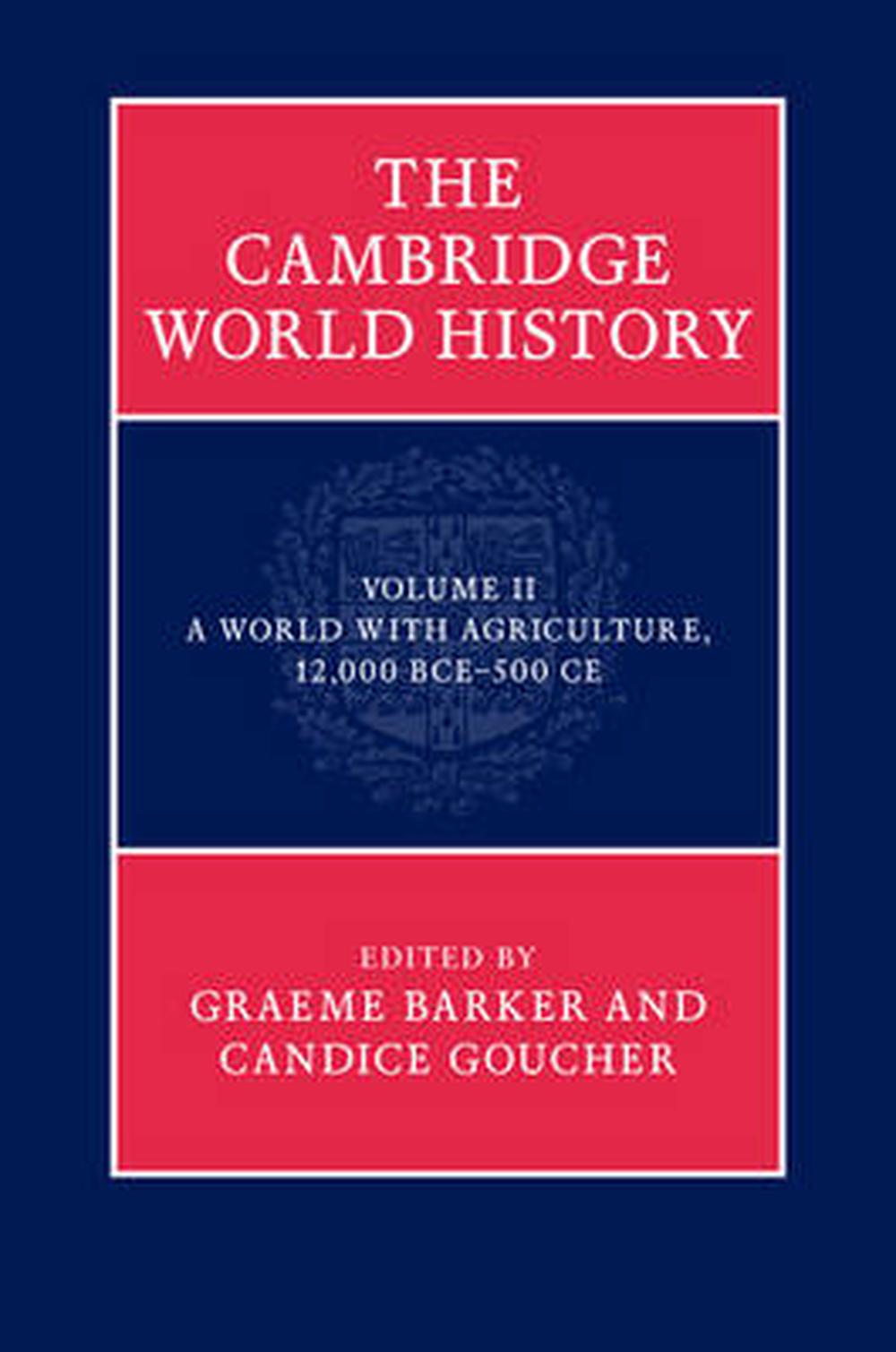 Cambridge World History by Graeme Barker (English) Hardcover Book Free