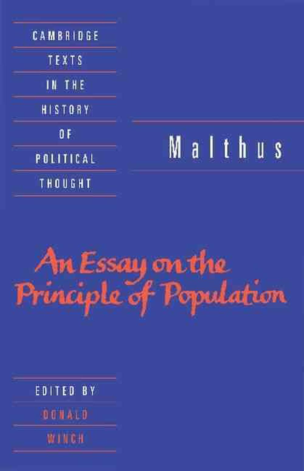 robert malthus essay on the principle of population