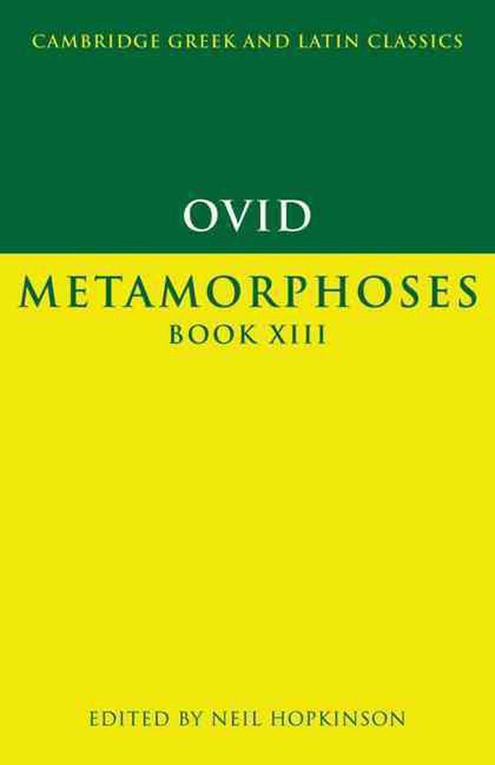 Ovid Metamorphoses Book XIII by Ovid (Latin) Paperback Book Free