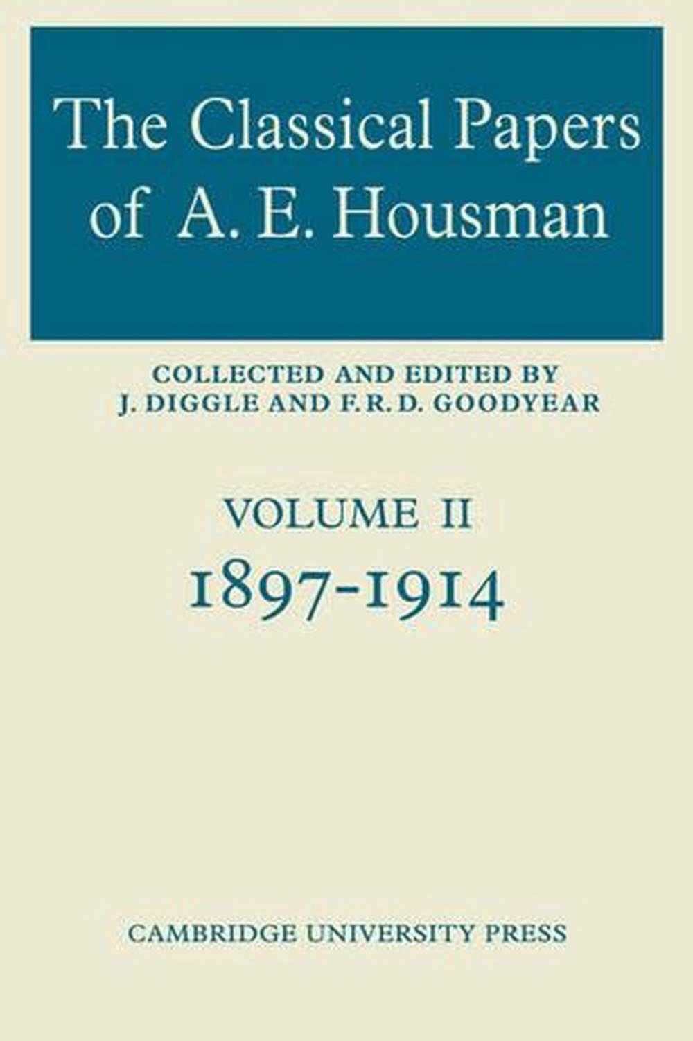 A.e. housman death picture