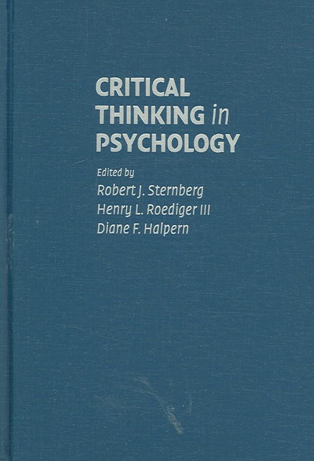 critical thinking in psychology book