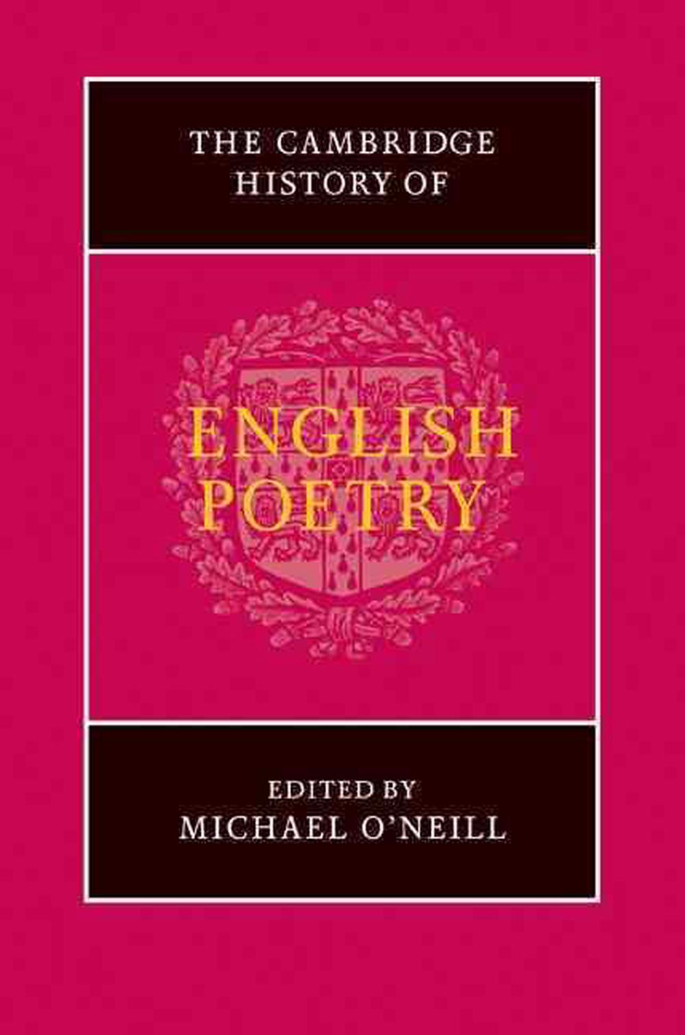 The Cambridge History of English Poetry by Michael O'Neill (English ...