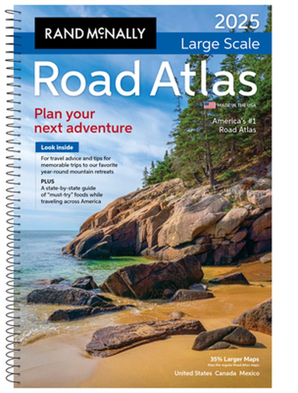 Rand McNally 2025 Large Scale Road Atlas by Rand McNally Paperback Book - Picture 1 of 1