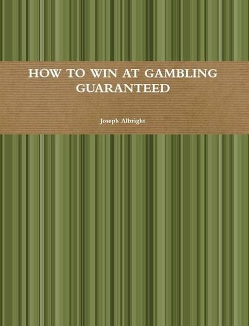 How to win at casino gambling book