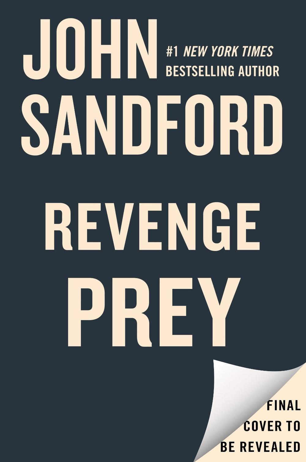 Revenge Prey by John Sandford Hardcover Book