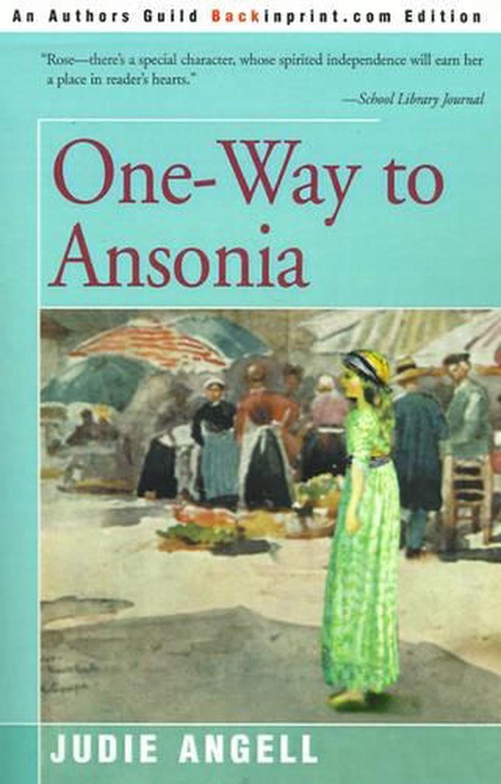 OneWay to Ansonia by Judie Angell (English) Paperback Book Free