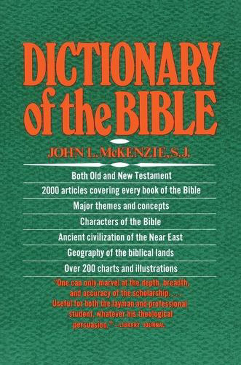 The Dictionary of the Bible by John L. McKenzie (English) Paperback