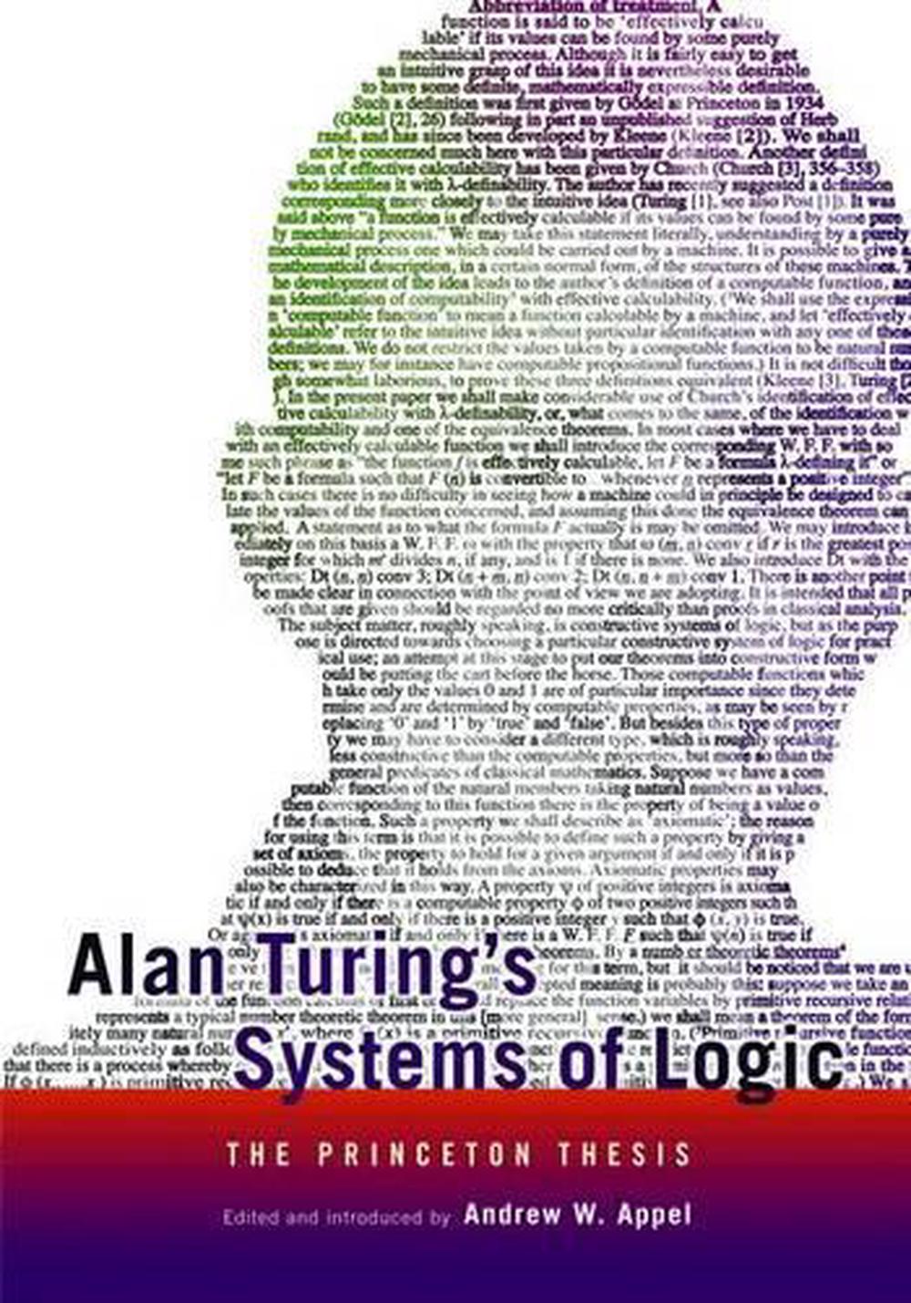 Alan turing phd thesis