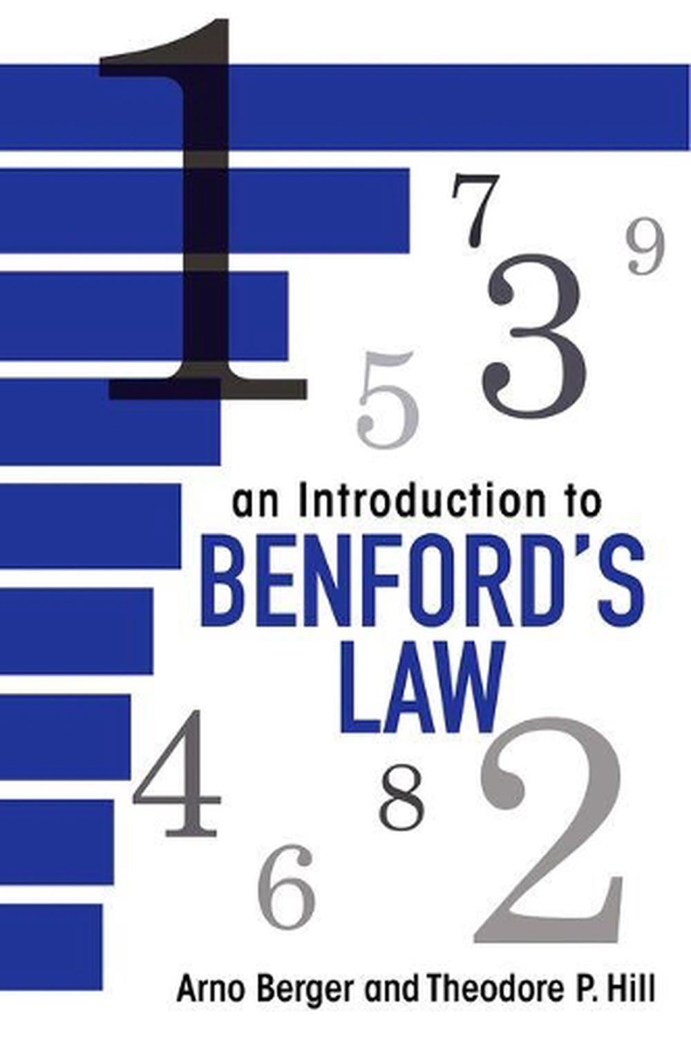 Introduction To Benfords Law By Arno Berger English Hardcover Book Free Shipp 9780691163062 