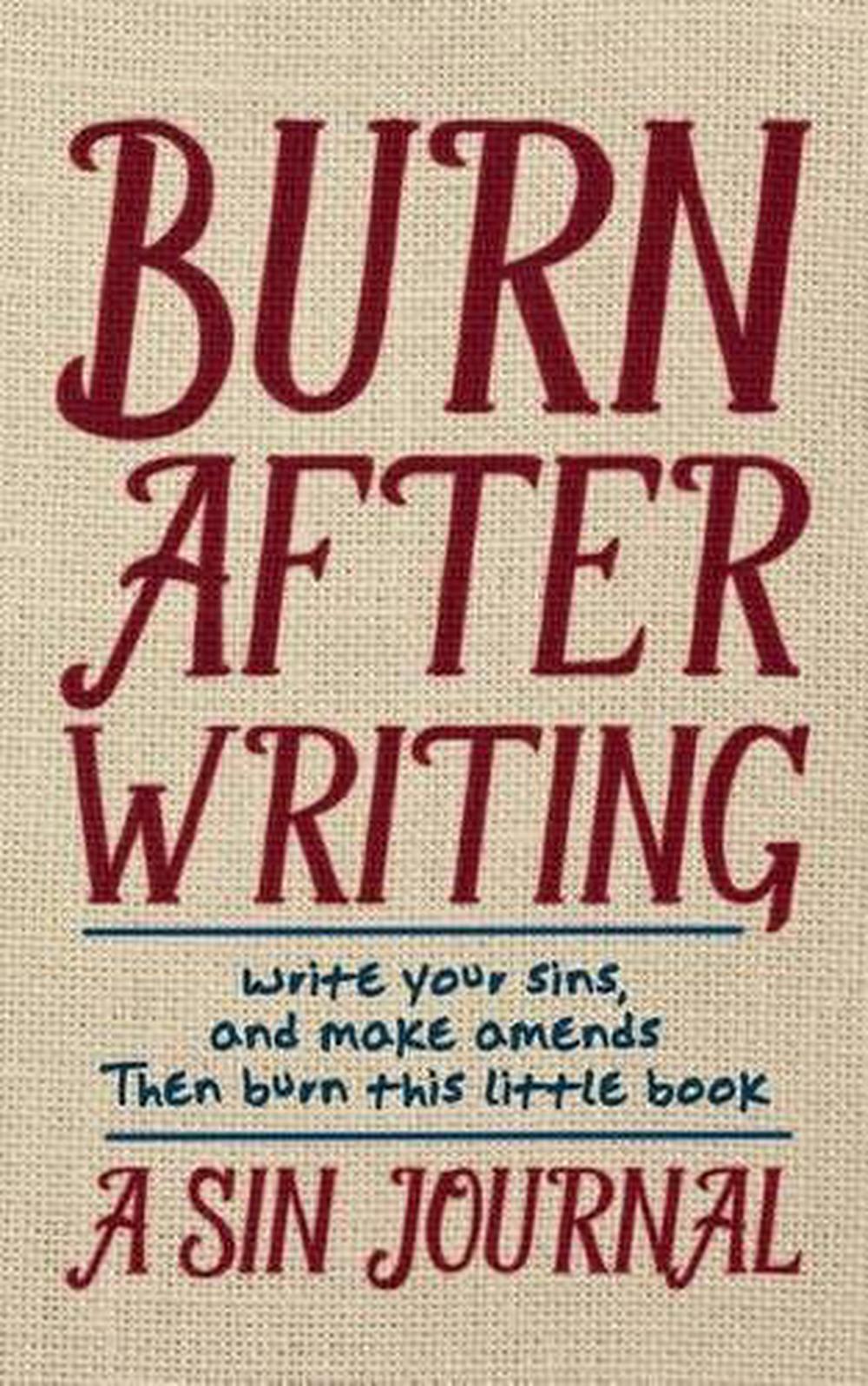 burn after writing boom