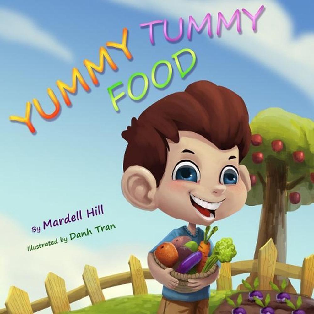 yummy-tummy-food-by-mardell-hill-english-prebound-book-free-shipping