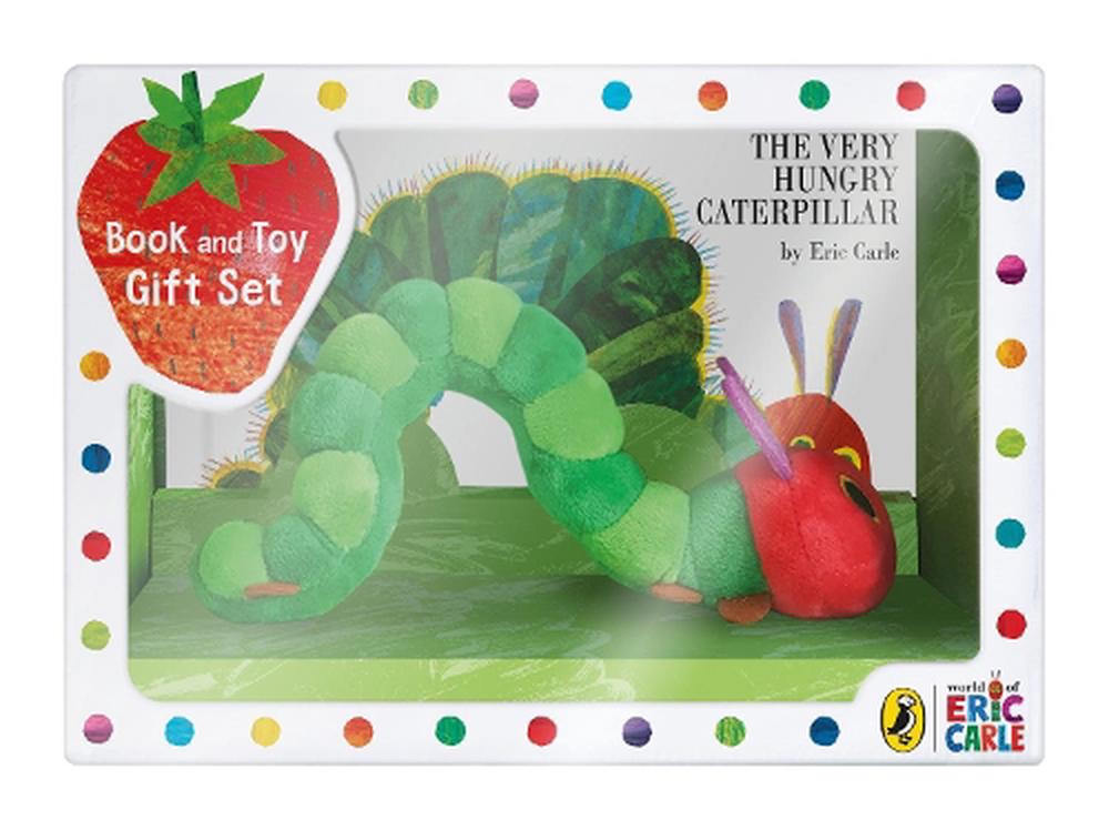 Very Hungry Caterpillar Book and Toy Gift Set by Eric Carle (English