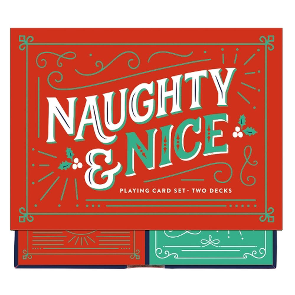 Naughty And Nice Playing Card Set By Galison Free Shipping Ebay 