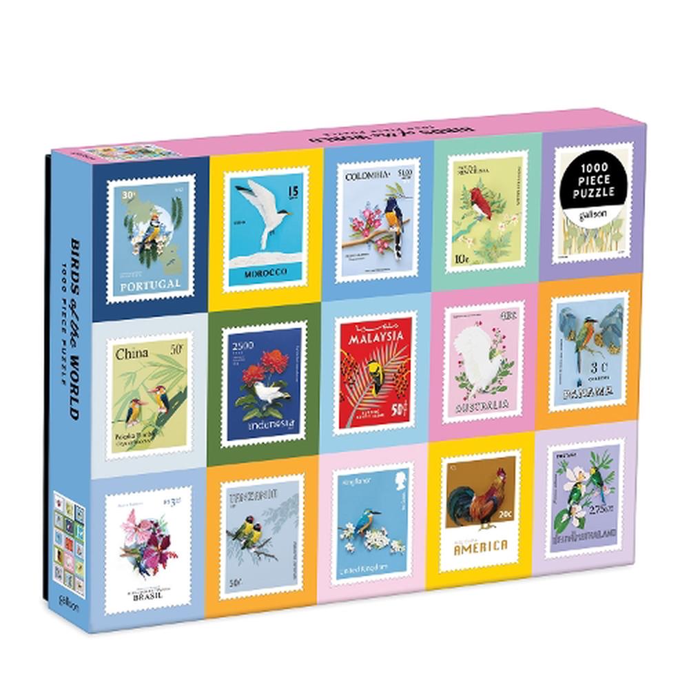 Birds of the World 1000 Piece Puzzle by Galison