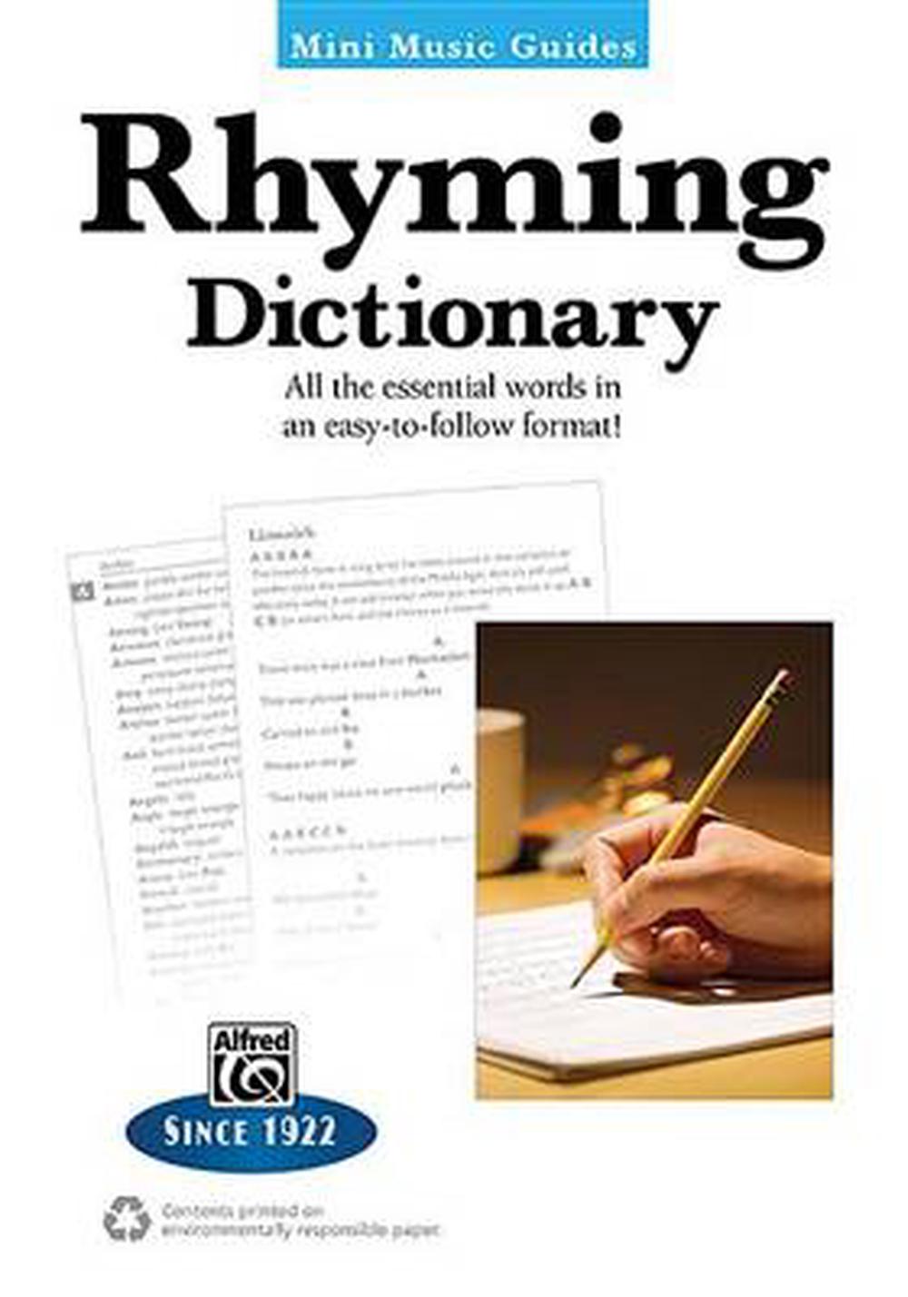 Dictionary org. Rhyming Dictionary. Music Guide. Essential Words.