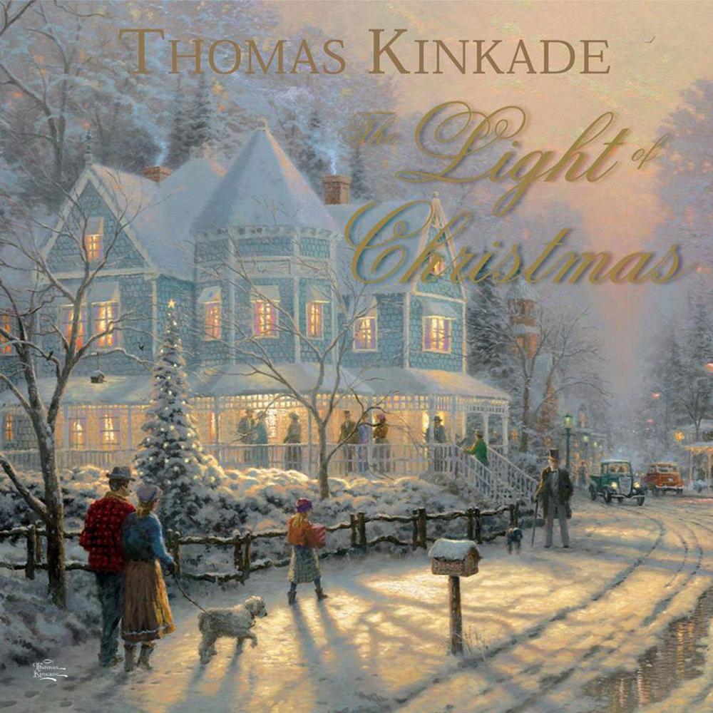 The Light Of Christmas by Thomas Kinkade (English) Hardcover Book Free