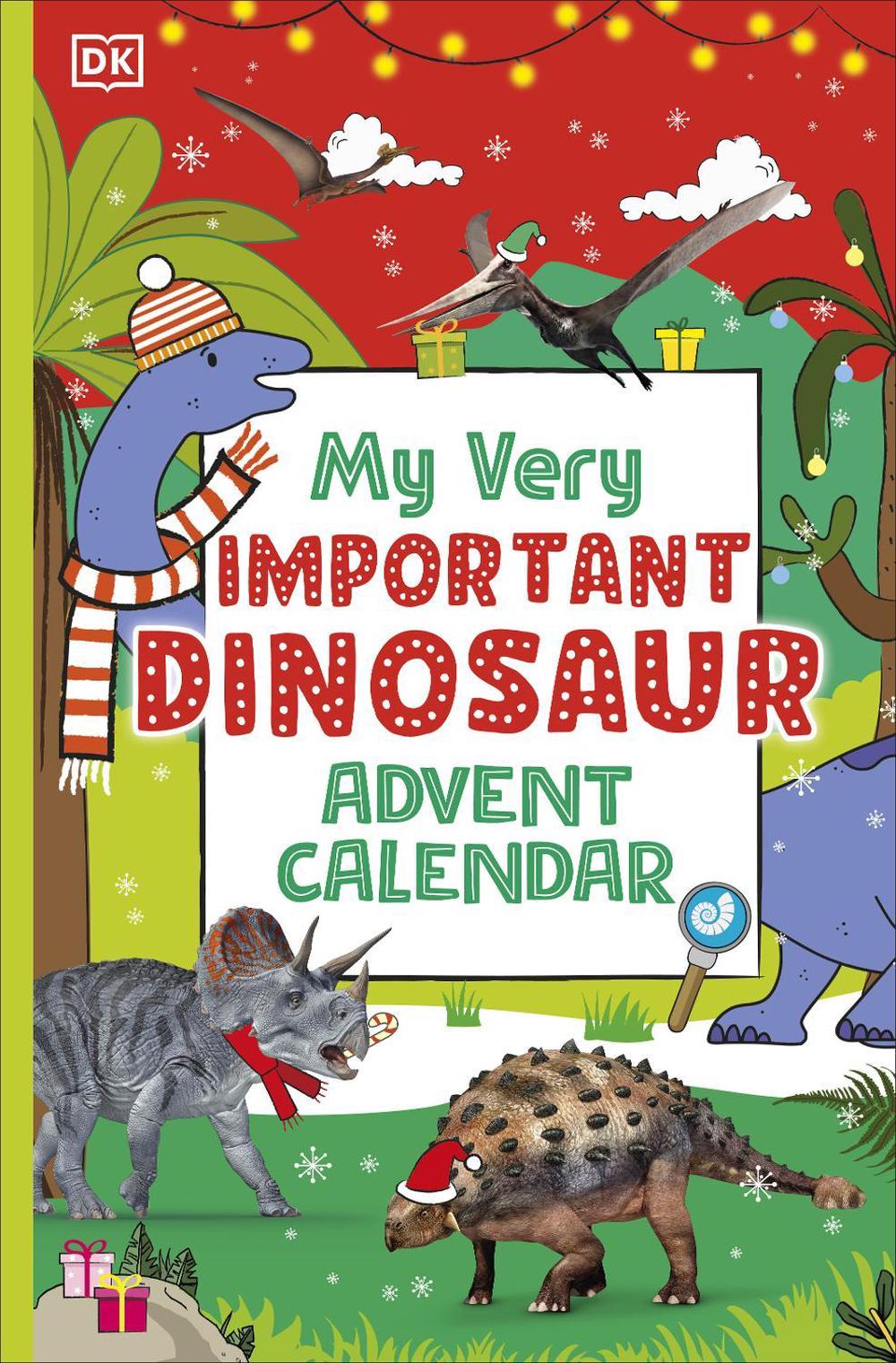 My Very Important Dinosaur Advent Calendar by DK (English) Hardcover Book