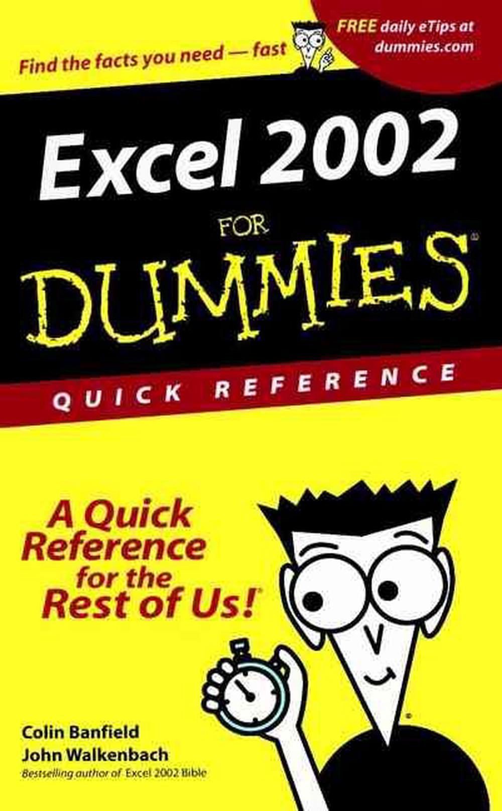 Excel 2002 for Dummies Quick Reference by John Walkenbach (English