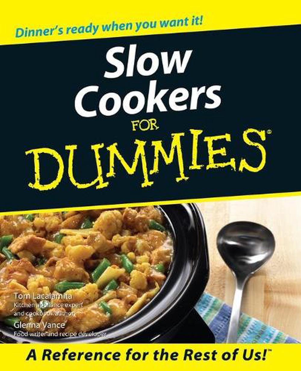 Slow Cookers For Dummies by Glenna Vance (English) Paperback Book