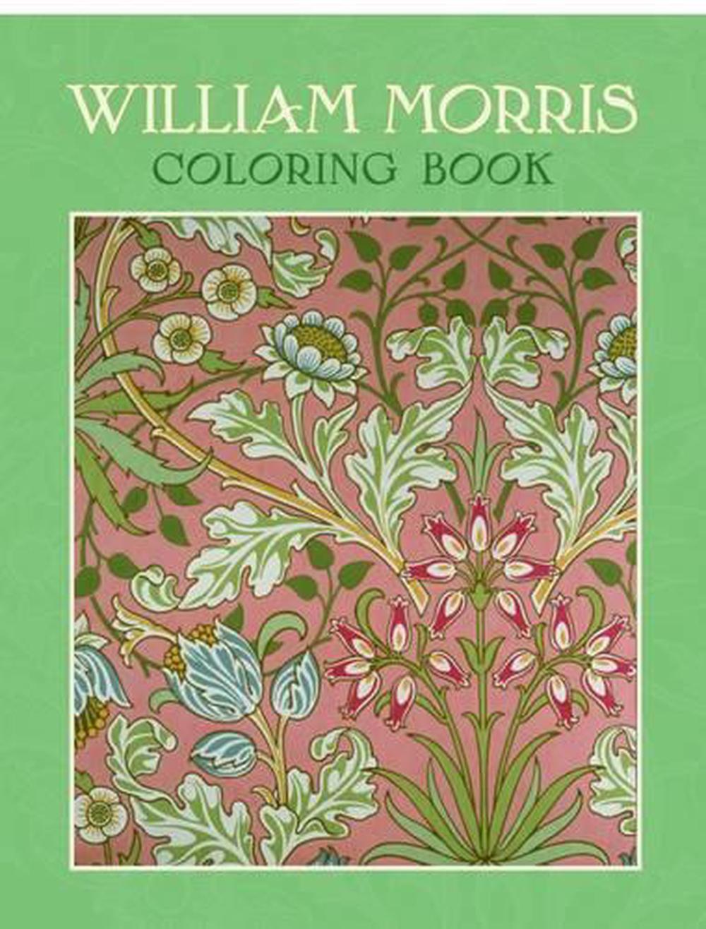 William Morris Coloring Book by William Morris (English) Paperback Book