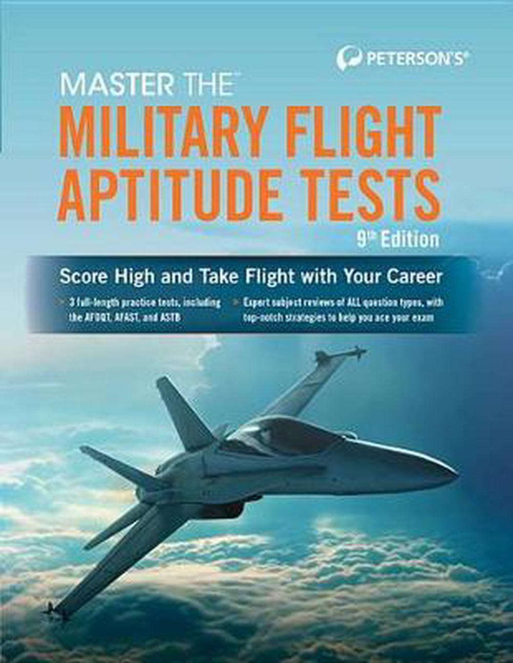 Master The Military Flight Aptitude Tests By Peterson s English Paperback Book 9780768941135