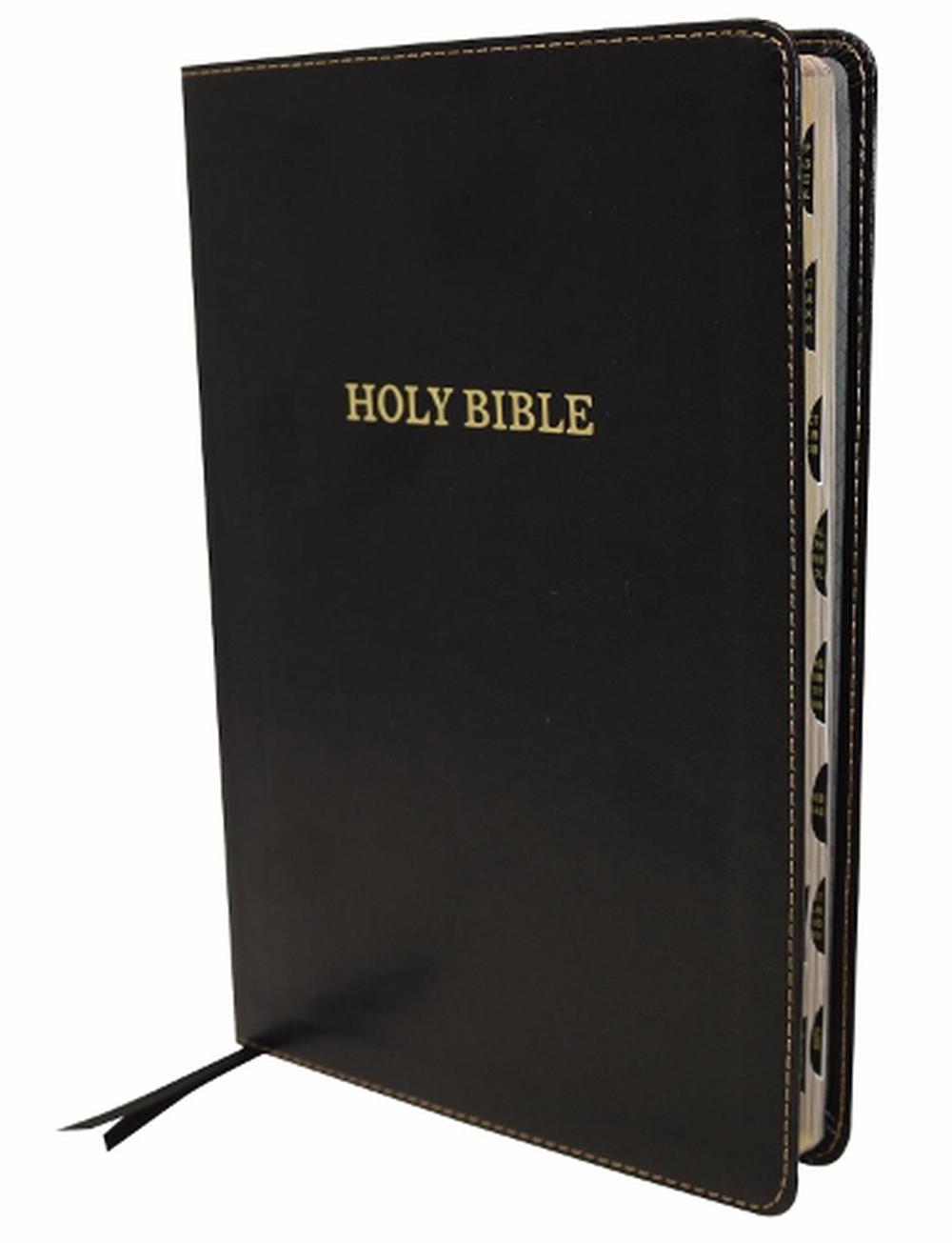 Kjv Thinline Bible Large Print Indexed Red Letter Edition [black] By Zonderva 9780785217664